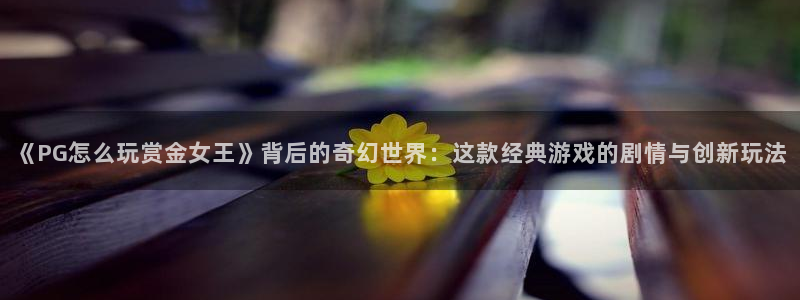 大满贯注册登录入口：《PG怎么玩赏金女王》背后的奇幻世界：这款经典游戏的剧情与创新玩法