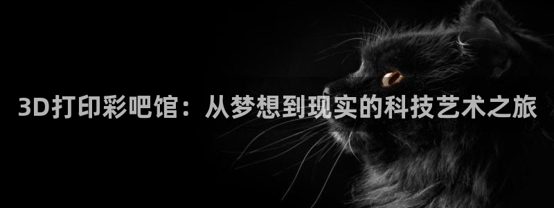 大满贯棋牌官网：3D打印彩吧馆：从梦想到现实的科技艺术之旅